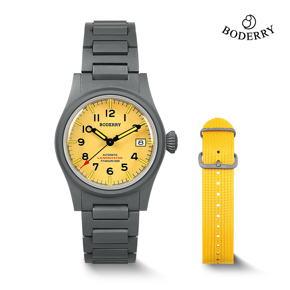 Seiko Watch Presage - Наручные часы Boderry LANDMASTER Field Titanium,