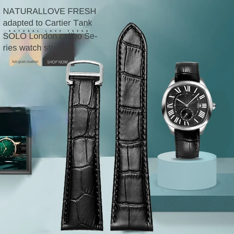 Cartier Watch Tank - Ремешок для часов из натуральной кожи,