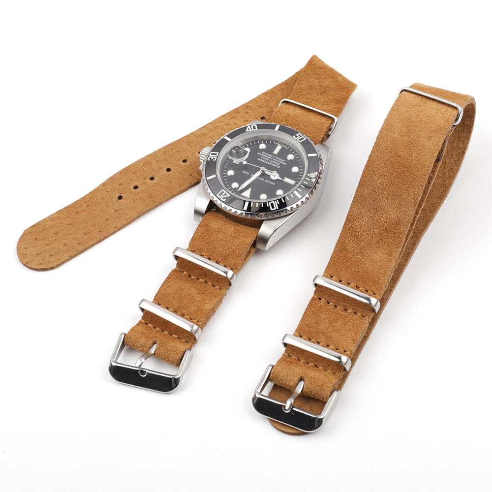 Suede Strap Watch - Мягкий ретро замшевый ремешок из натуральной