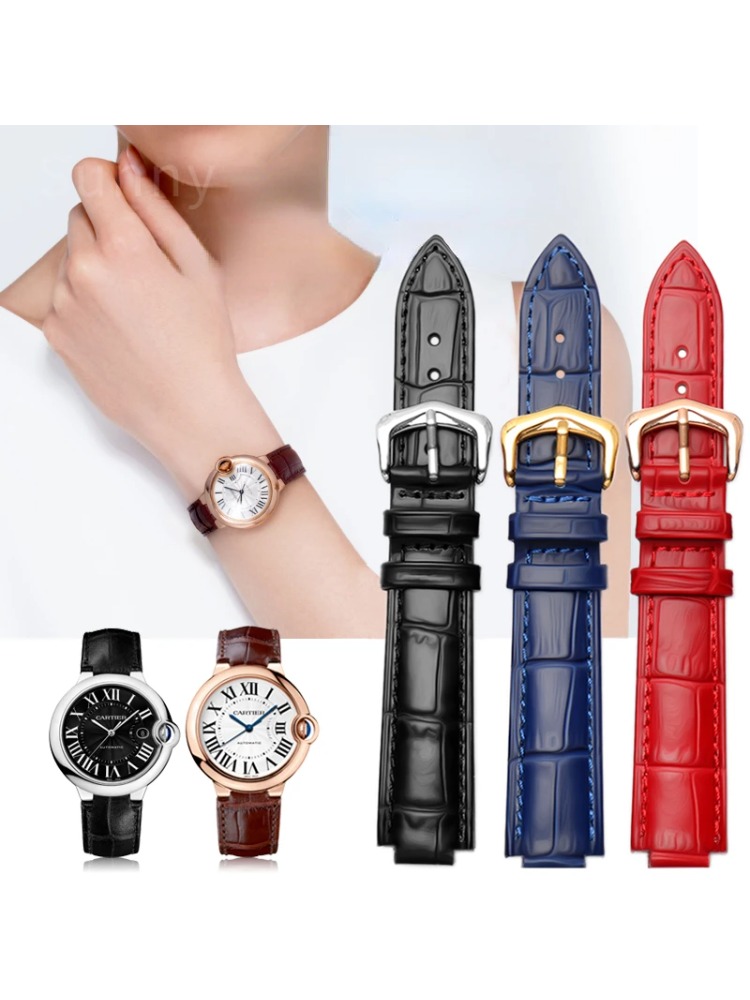 Ремешок из натуральной кожи дл – обзор и цена Cartier Watch Ballon Bleu