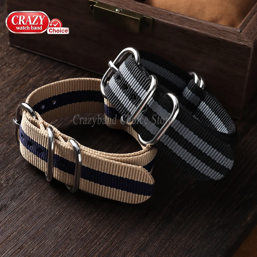 Спортивный нейлоновый ремешок  – обзор и цена Nato Strap Nylon