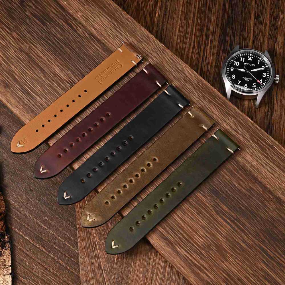 Ремешок WOCCI из вощеной кожи  – обзор и цена Suede Strap Watch